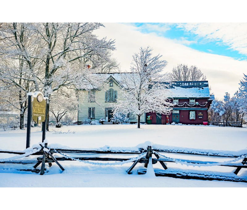 Heritage House Museum during Winter