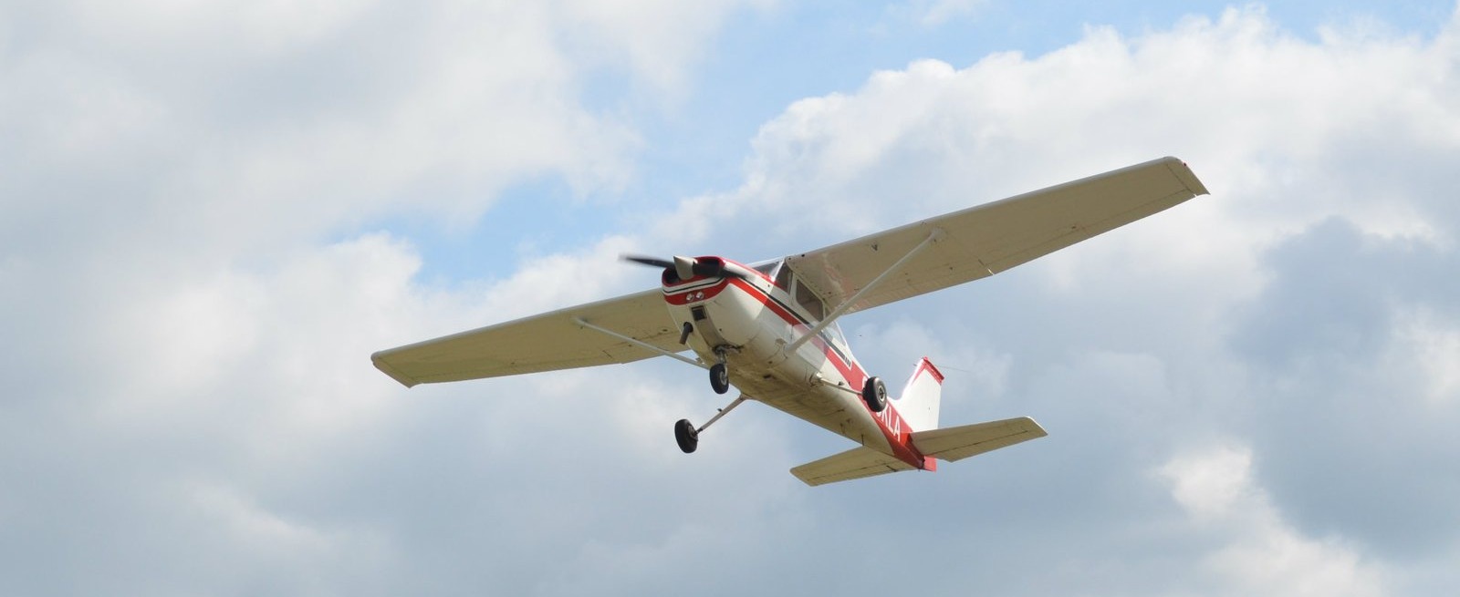 Plane flying in the sky