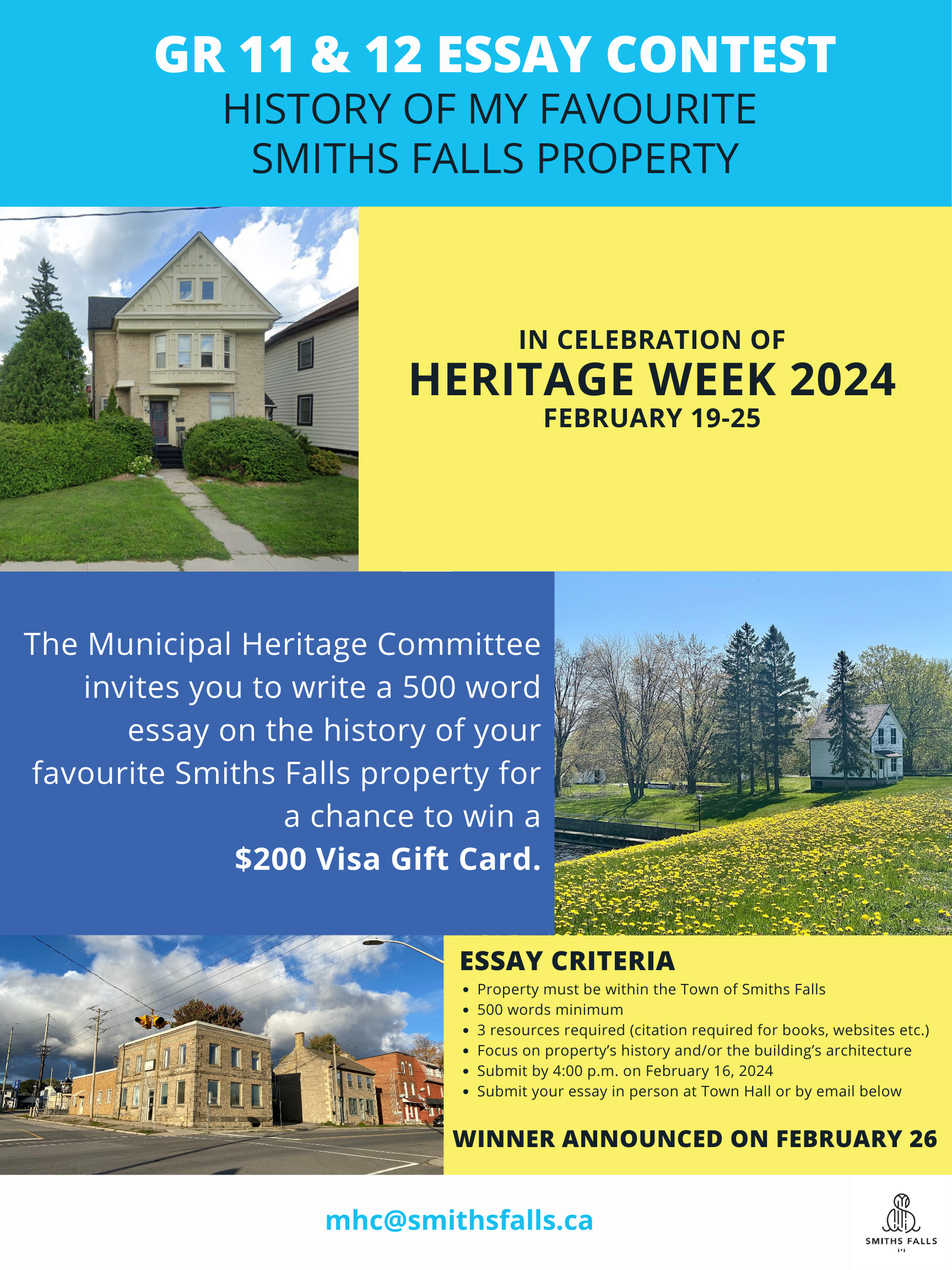 Municipal Heritage - Town of Smiths Falls