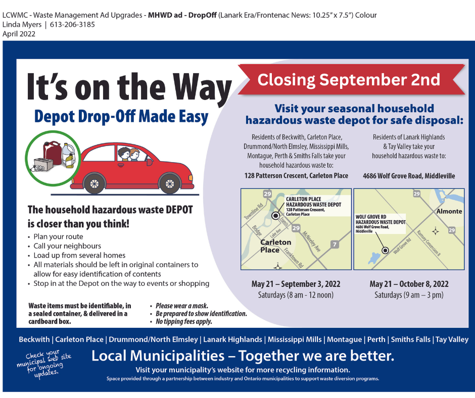 Household Hazardous Waste Site poster