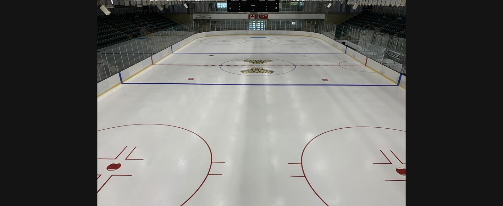The community Centre inside ice rink