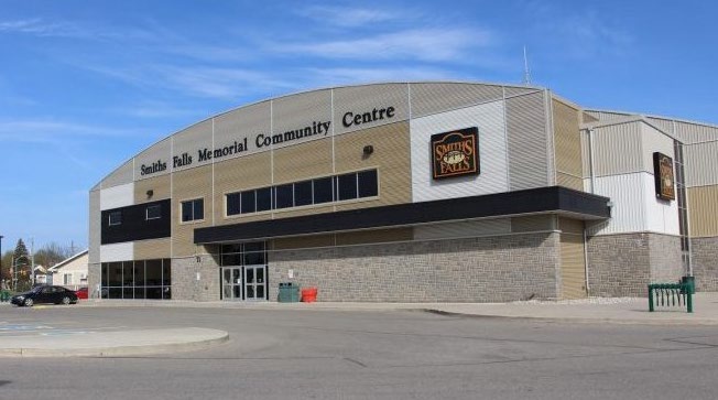 The Smiths Falls Memorial Centre building from the outside