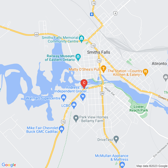 Google map of Abbott St. N