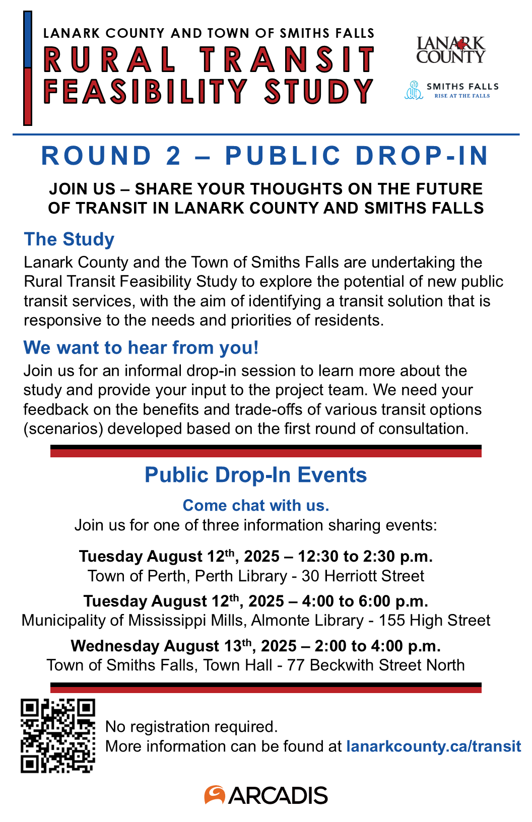 Transit Feasibility Study Round 2