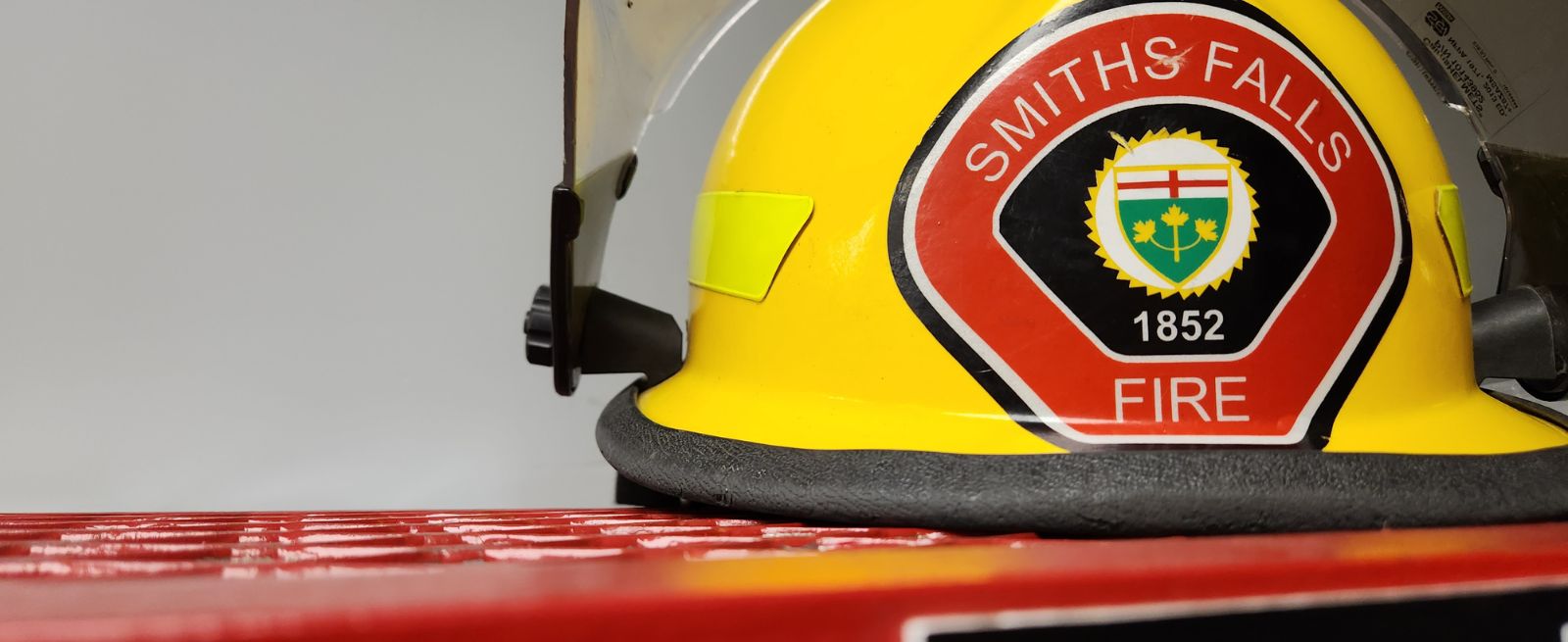 Smiths Falls Fire Helmet