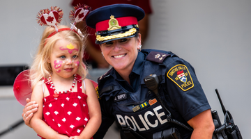 Group of Smiths Falls Police Officers at the 42nd annual Big Brothers Sisters bowling