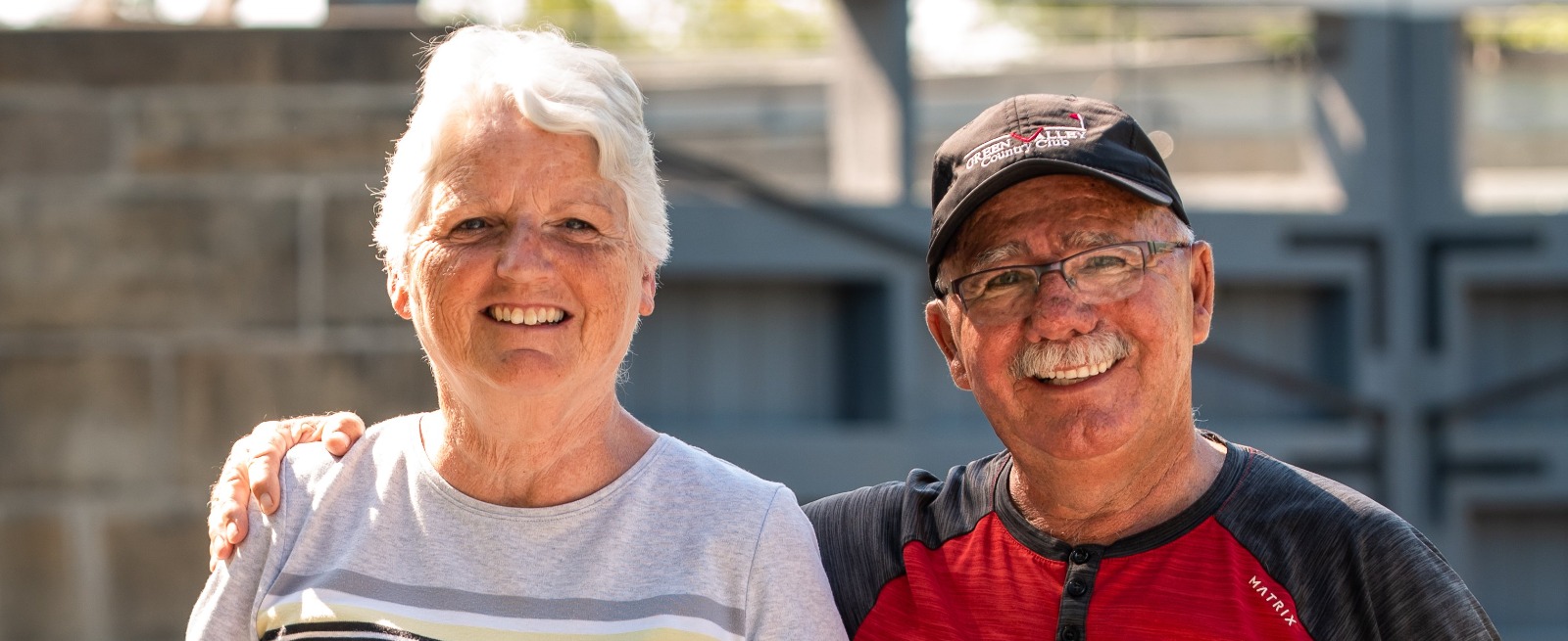Senior Couple Smiling