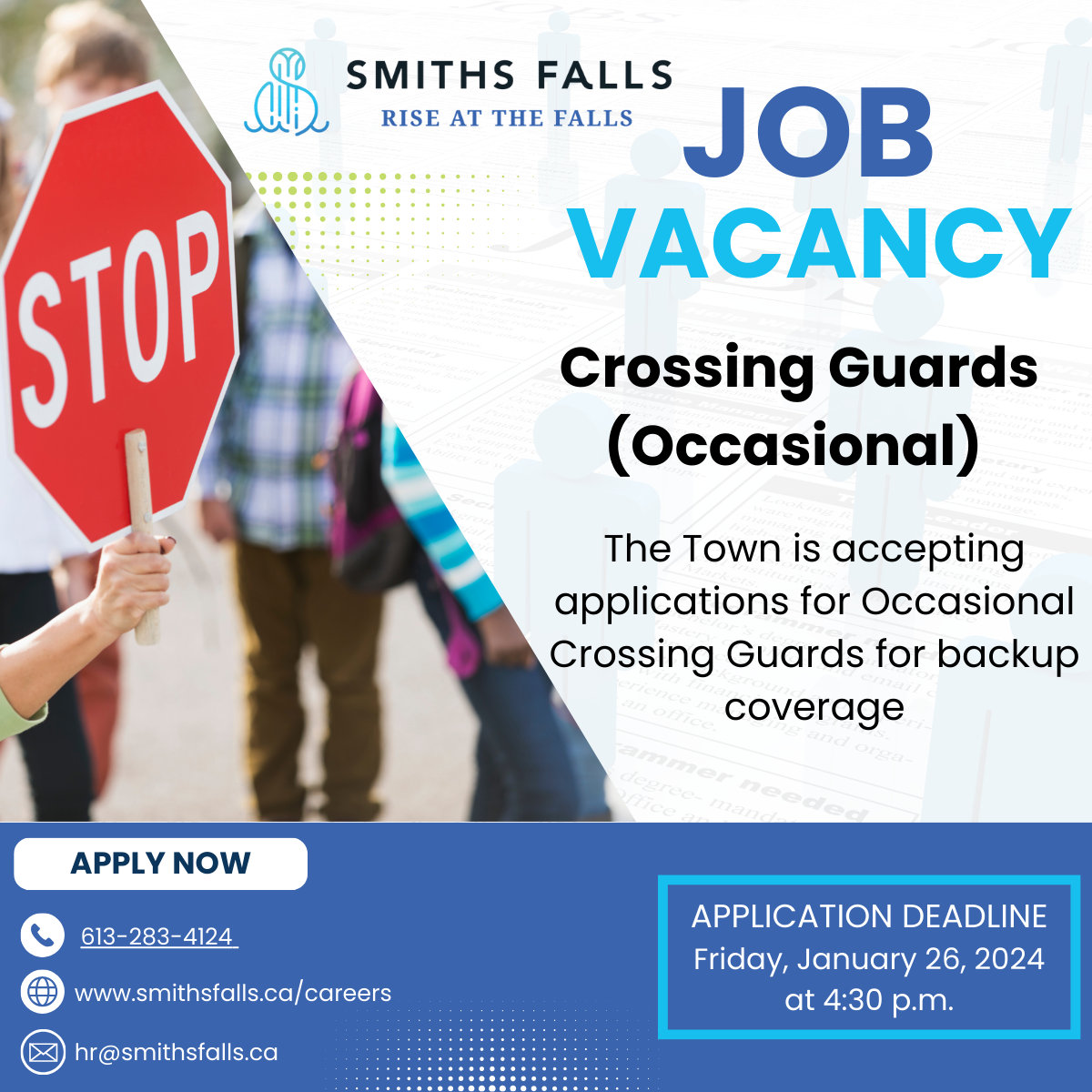 Occasional Crossing Guards Town of Smiths Falls
