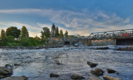 bridge over underneath